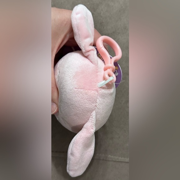 Kellytoy Bop the Carrot Bunny Squishmallow Clip-on Backpack Stuffed Plush Toy - Picture 7 of 13